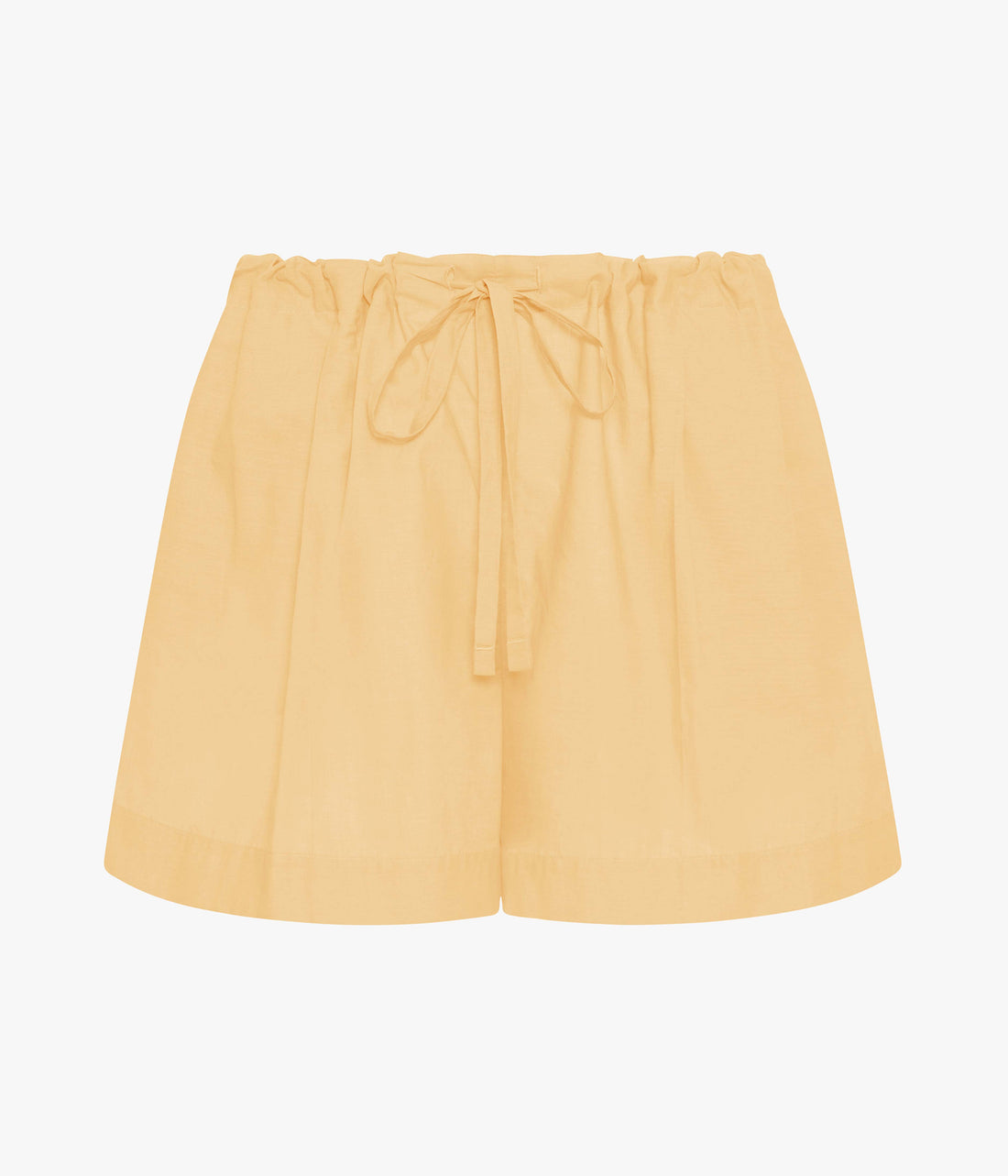 Another Tomorrow Voile Drawcord Short in Mimosa – Cotton Women's Trousers