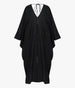 Another Tomorrow Voile Caftan in Black – Cotton Women's Dress