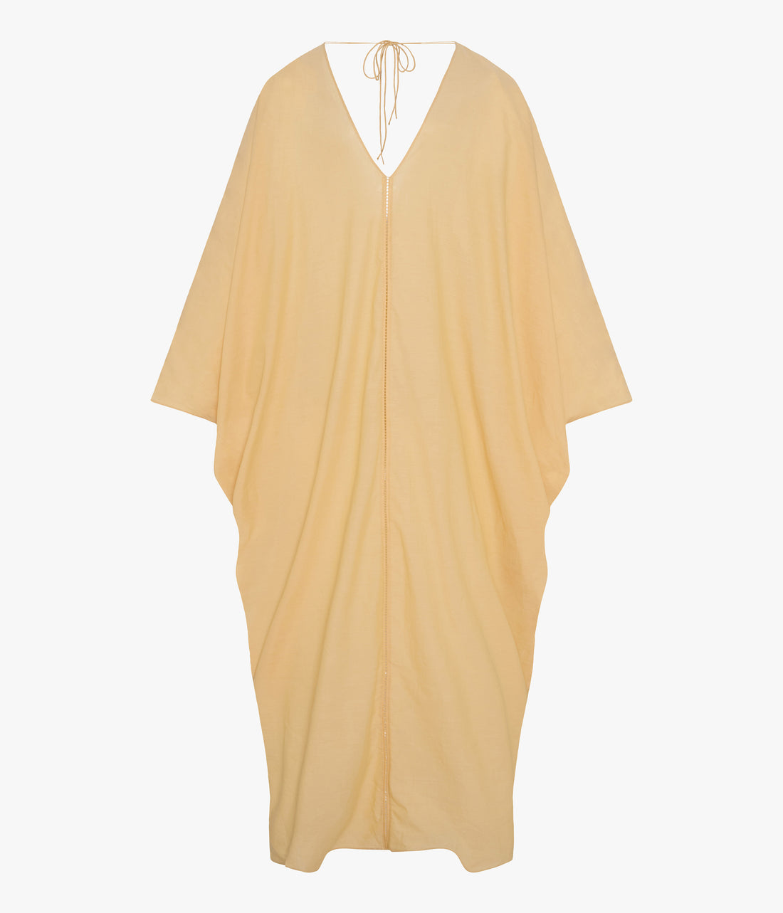 Another Tomorrow Voile Caftan in Mimosa – Cotton Women's Dress