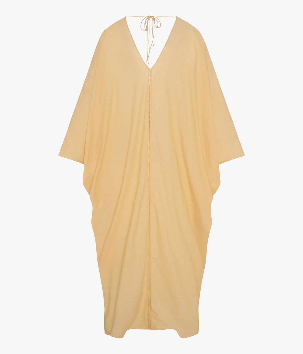 Another Tomorrow Voile Caftan in Mimosa – Cotton Women's Dress