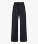 Another Tomorrow Voile Drawcord Pant in Black – Cotton Women's Trousers