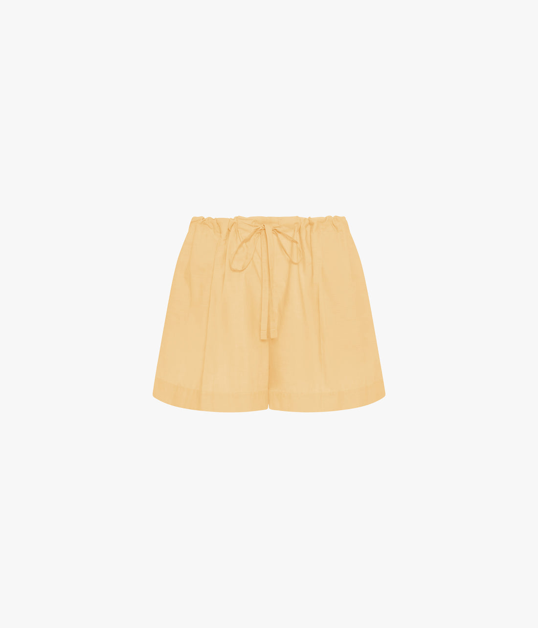 Another Tomorrow Voile Drawcord Short in Mimosa – Cotton Women's Trousers