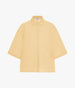 Another Tomorrow Voile Short Sleeve Shirt in Mimosa – Cotton Women's Trousers