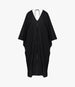 Another Tomorrow Voile Caftan in Black – Cotton Women's Dress