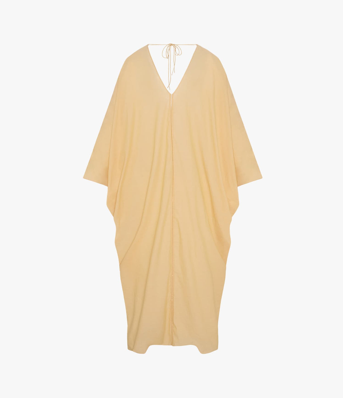 Another Tomorrow Voile Caftan in Mimosa – Cotton Women's Dress