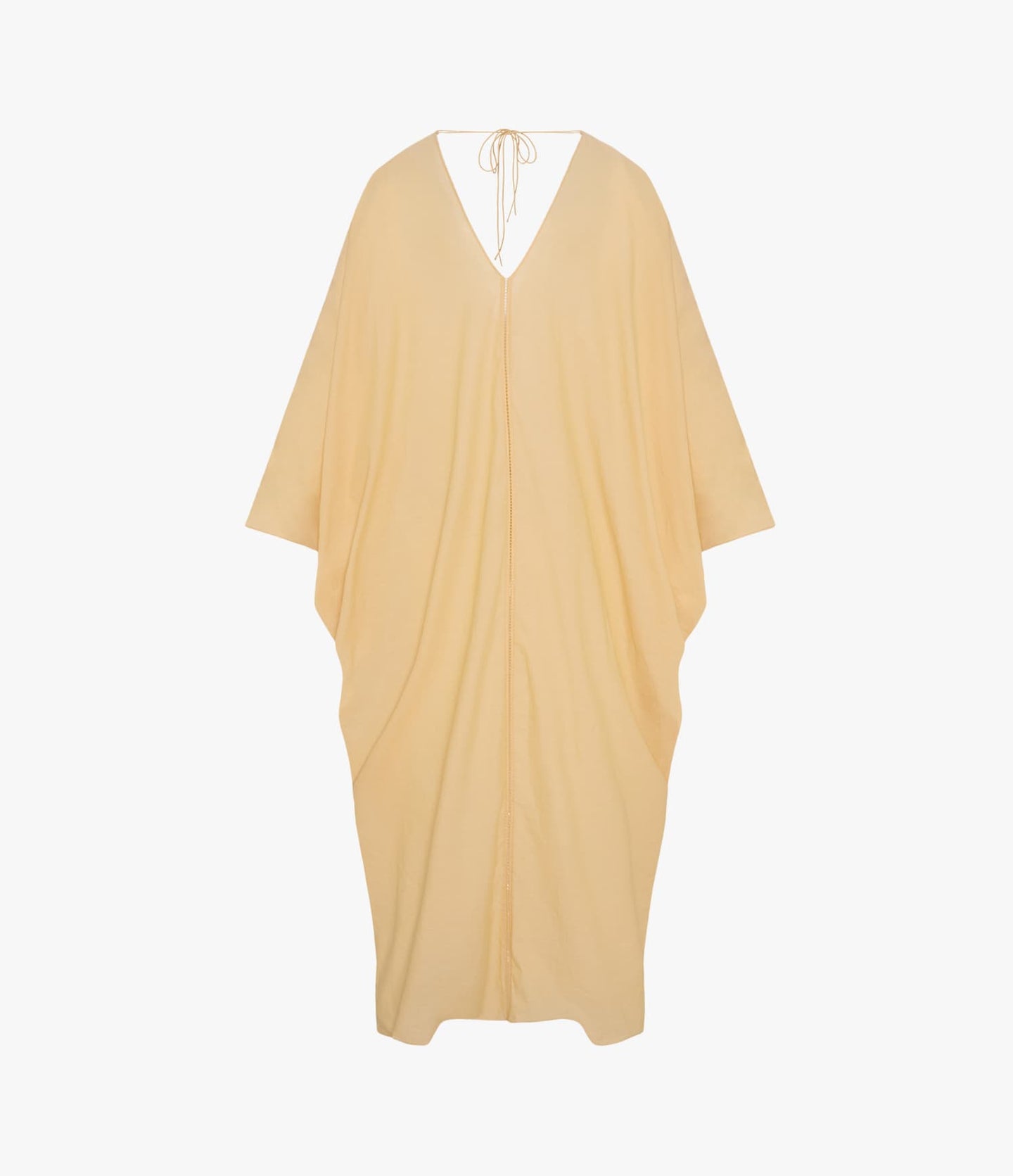 Another Tomorrow Voile Caftan in Mimosa – Cotton Women's Dress