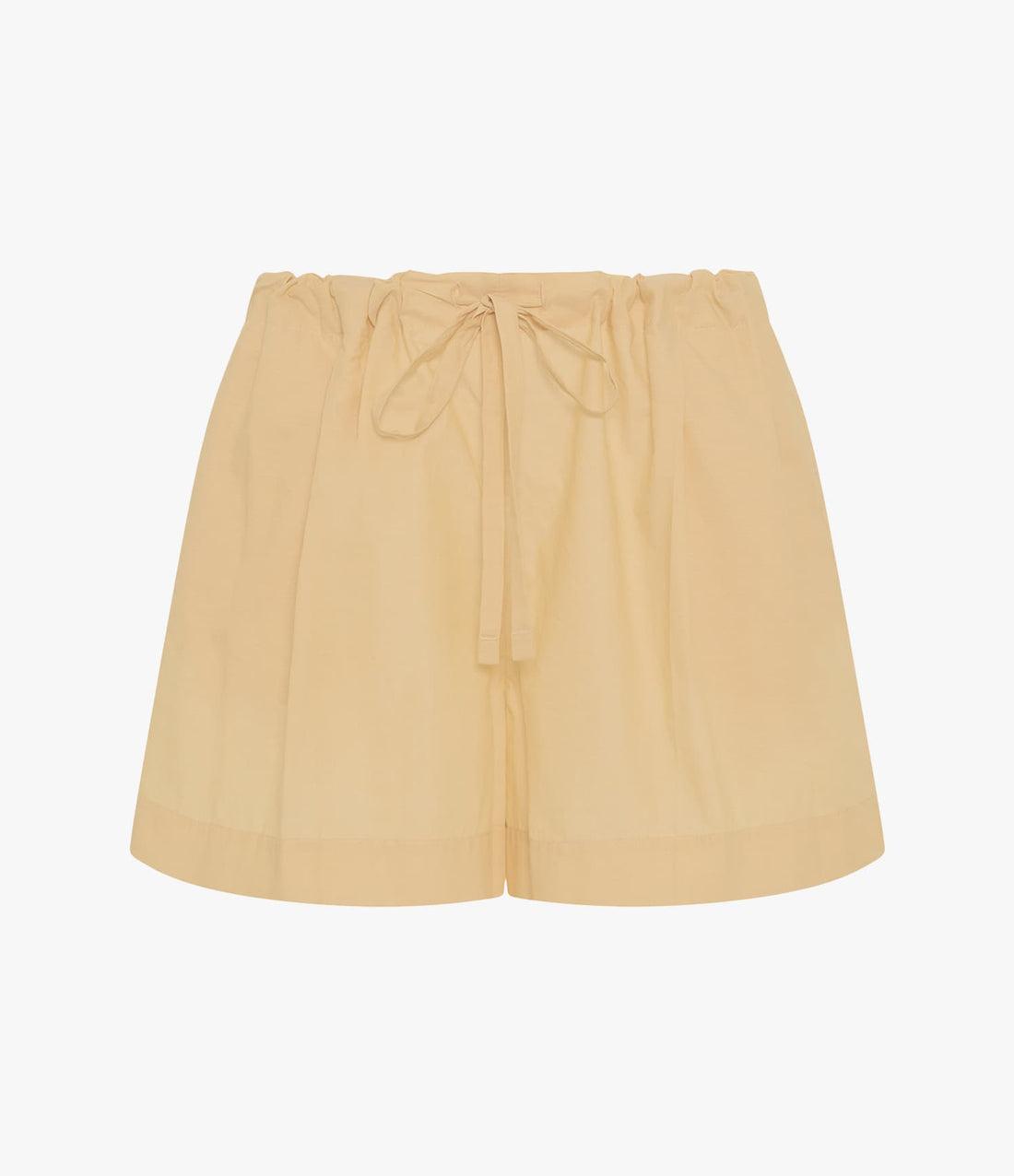 Another Tomorrow Voile Drawcord Short in Mimosa – Cotton Women's Trousers