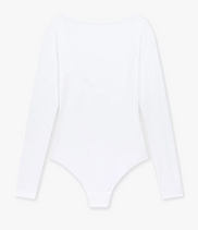 Scoopback Bodysuit | White