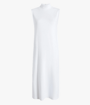 Luxe Seamed Dress | White