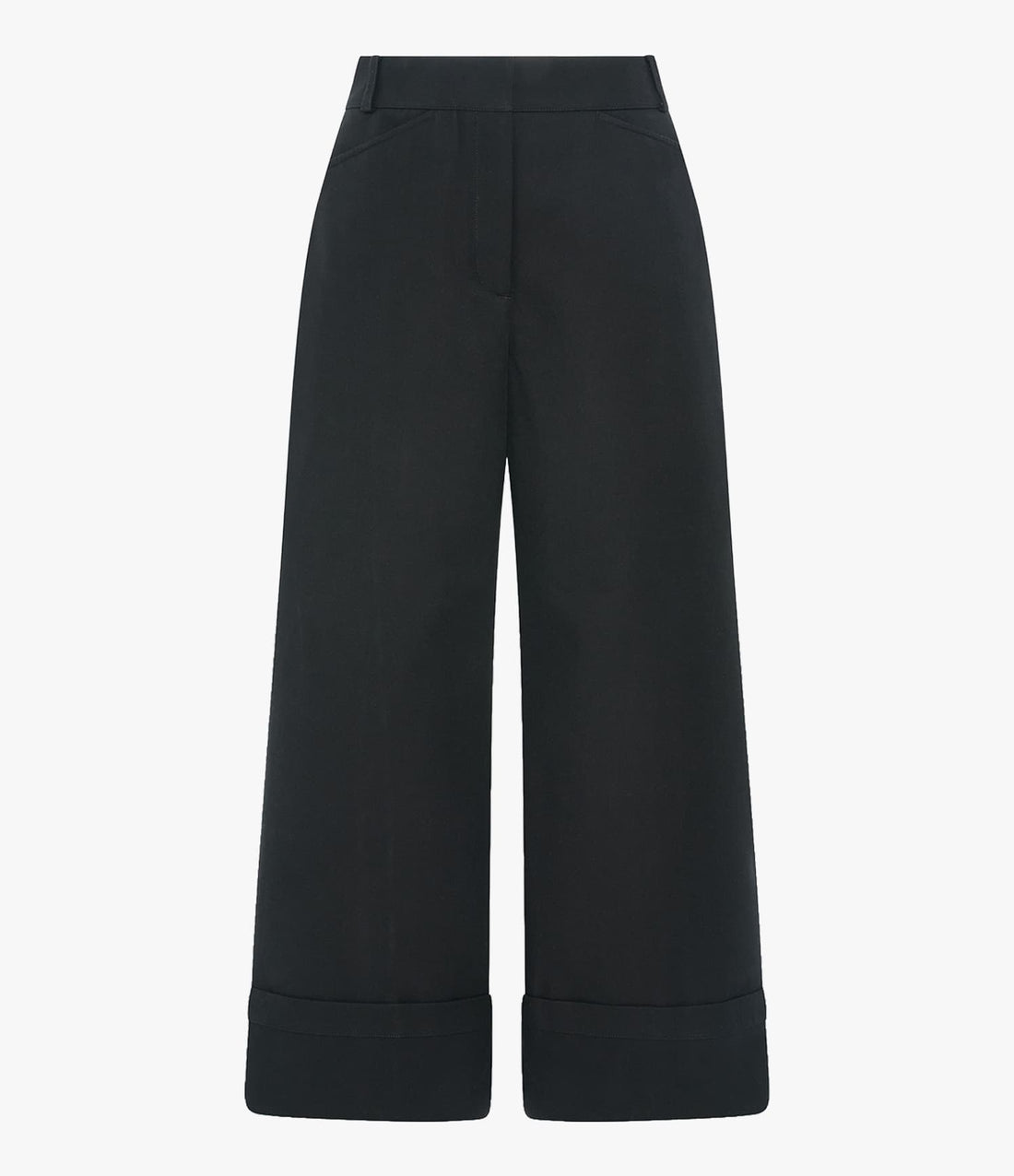 Wide Cuff Pant | Black