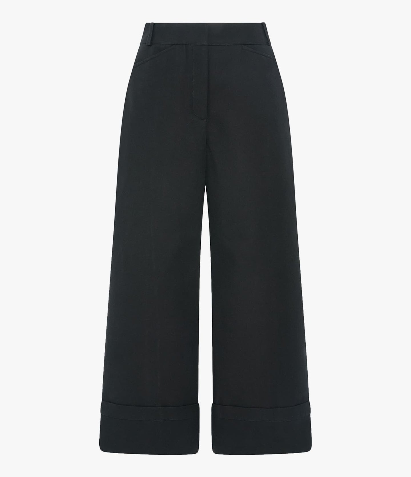 Wide Cuff Pant | Black
