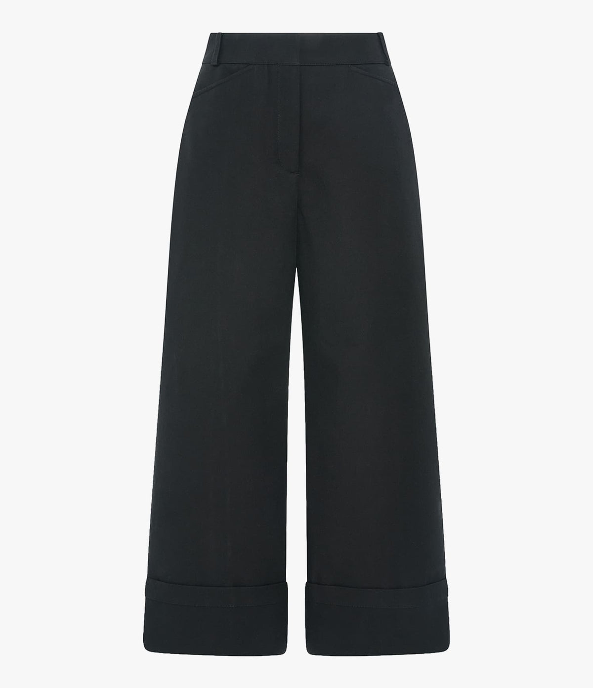 Wide Cuff Pant | Black