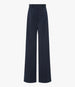 Wide Leg Suit Pant | Navy