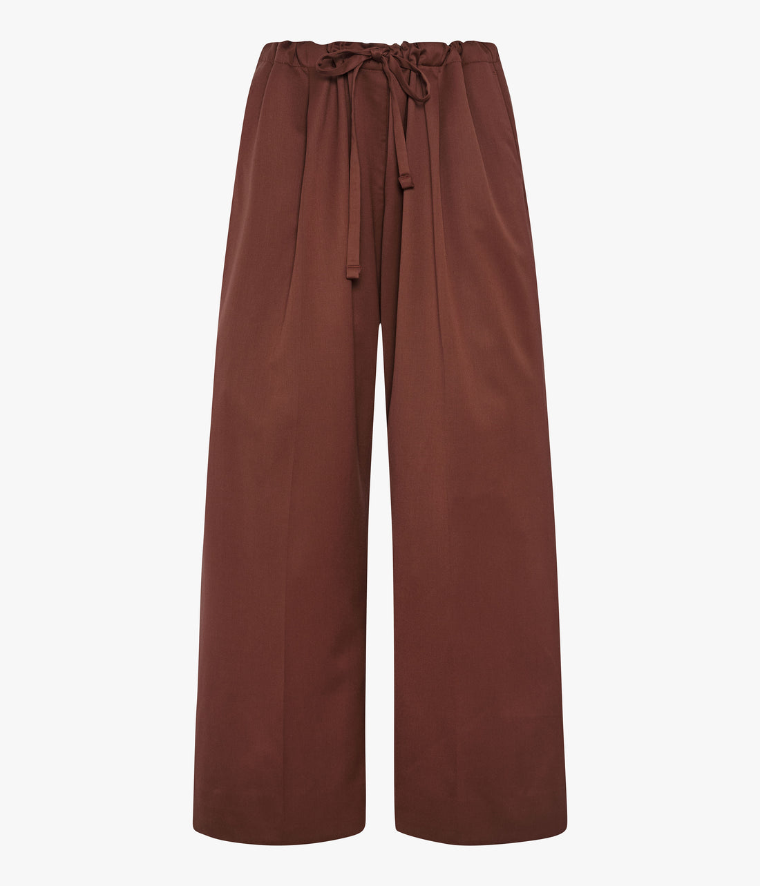 Wool Drawcord Pant | Cinnamon