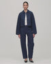 Denim Blouson | Indigo