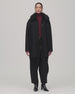 Fur Collar Balmacaan | Black
