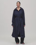 Recycled Nylon Trench | Navy