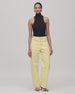 Curved Denim Pant | Daffodil