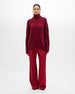 Relaxed Wide Leg Pant | Pinot Noir