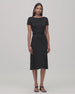 Fluid Wrap Dress | Black