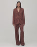 Wool Relaxed Blazer | Cinnamon