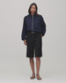 Recycled Nylon Short Blouson | Navy