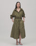 Recycled Nylon Trench | Olive