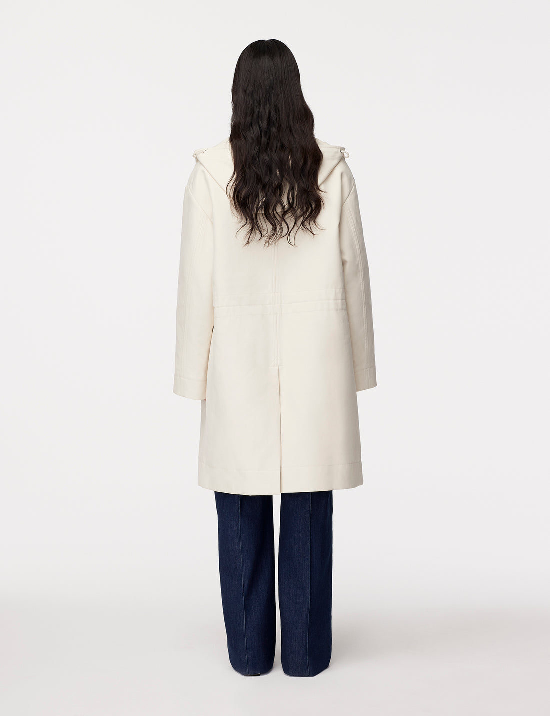 Another Tomorrow 3 In 1 Parka in Off White – Cotton Women's Outerwear