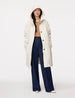 Another Tomorrow 3 In 1 Parka in Off White – Cotton Women's Outerwear