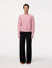 Another Tomorrow Cashmere Ribbed Sweater in Orchid – Cashmere Women's Knitwear
