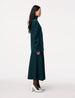 Another Tomorrow Merino Wool Knit Turtleneck in Juniper – Wool Women's Knitwear