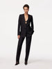 Another Tomorrow Tuxedo Jacket in Black – Wool Women's Jacket