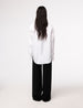 Another Tomorrow Linen Oversized Men's Shirt in White – Linen