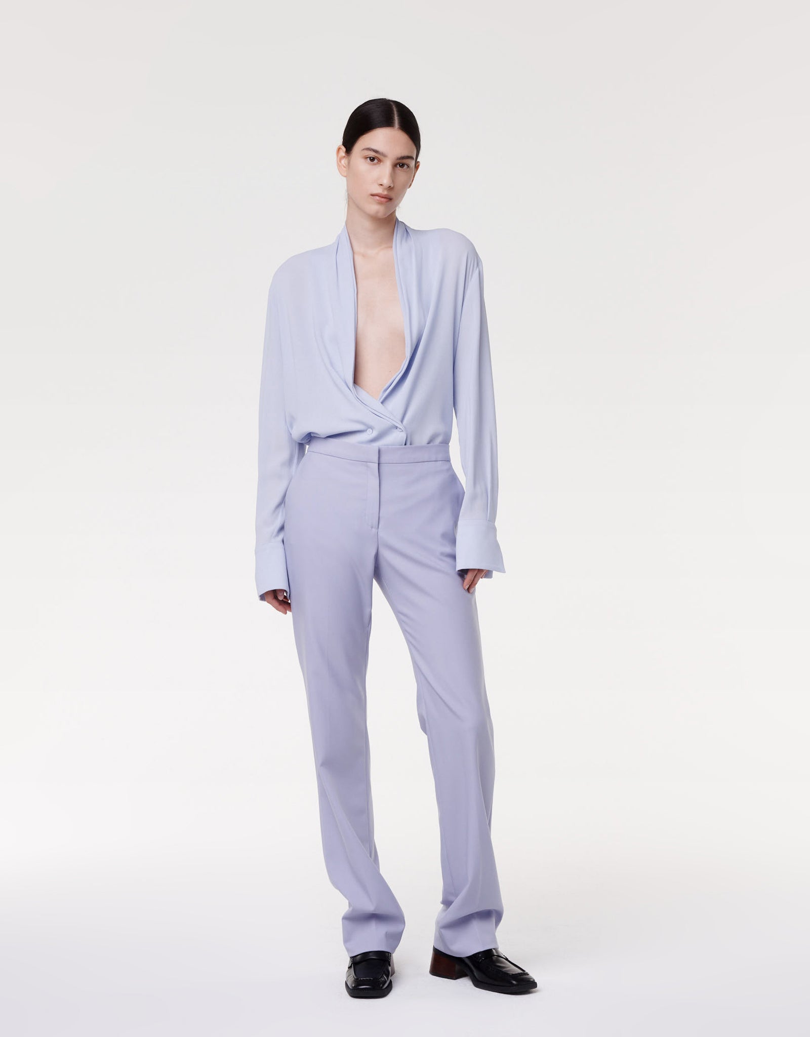 zara satin cargo trousers pants lilac violet, Women's Fashion, Bottoms,  Jeans on Carousell