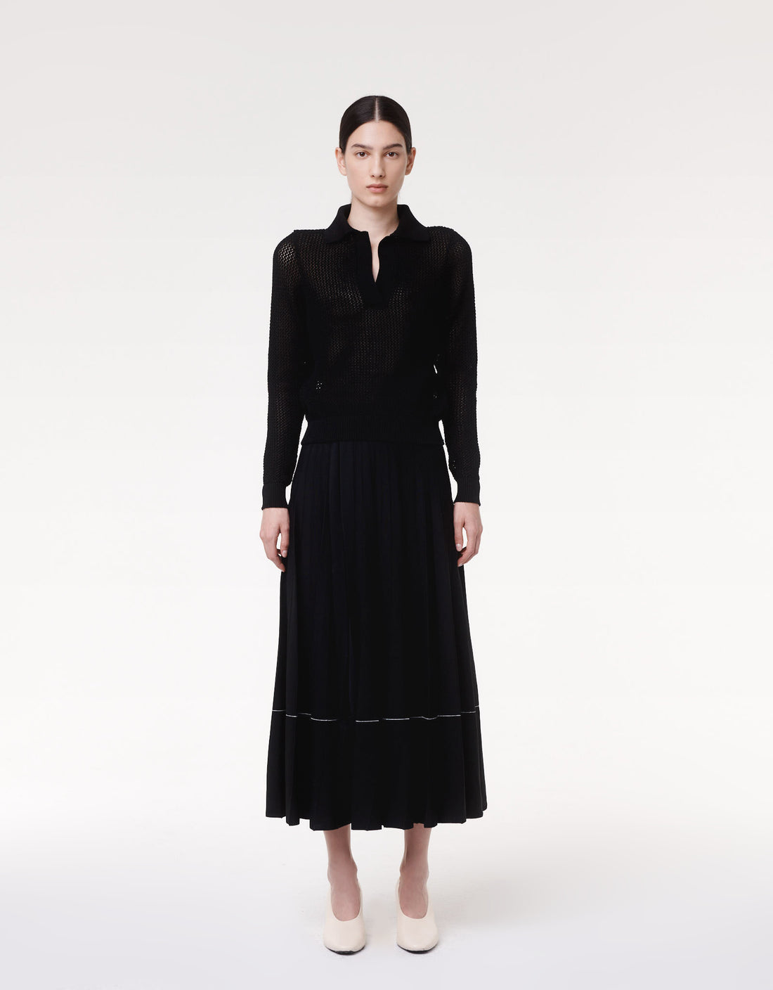 Crochet Polo Sweater Another Tomorrow