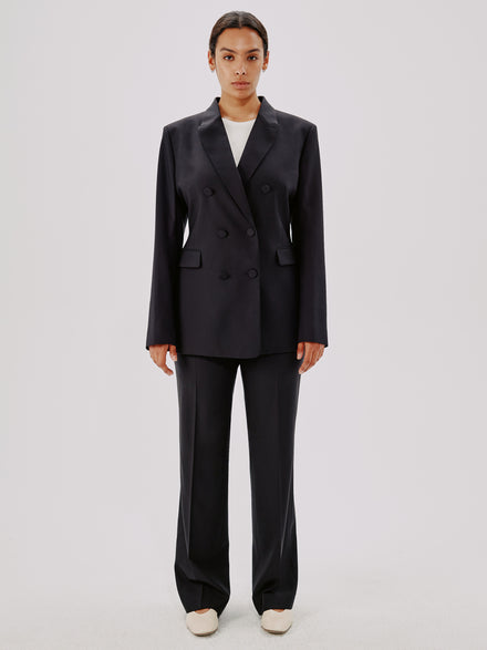 Double-Breasted Jacket - Resale | Black