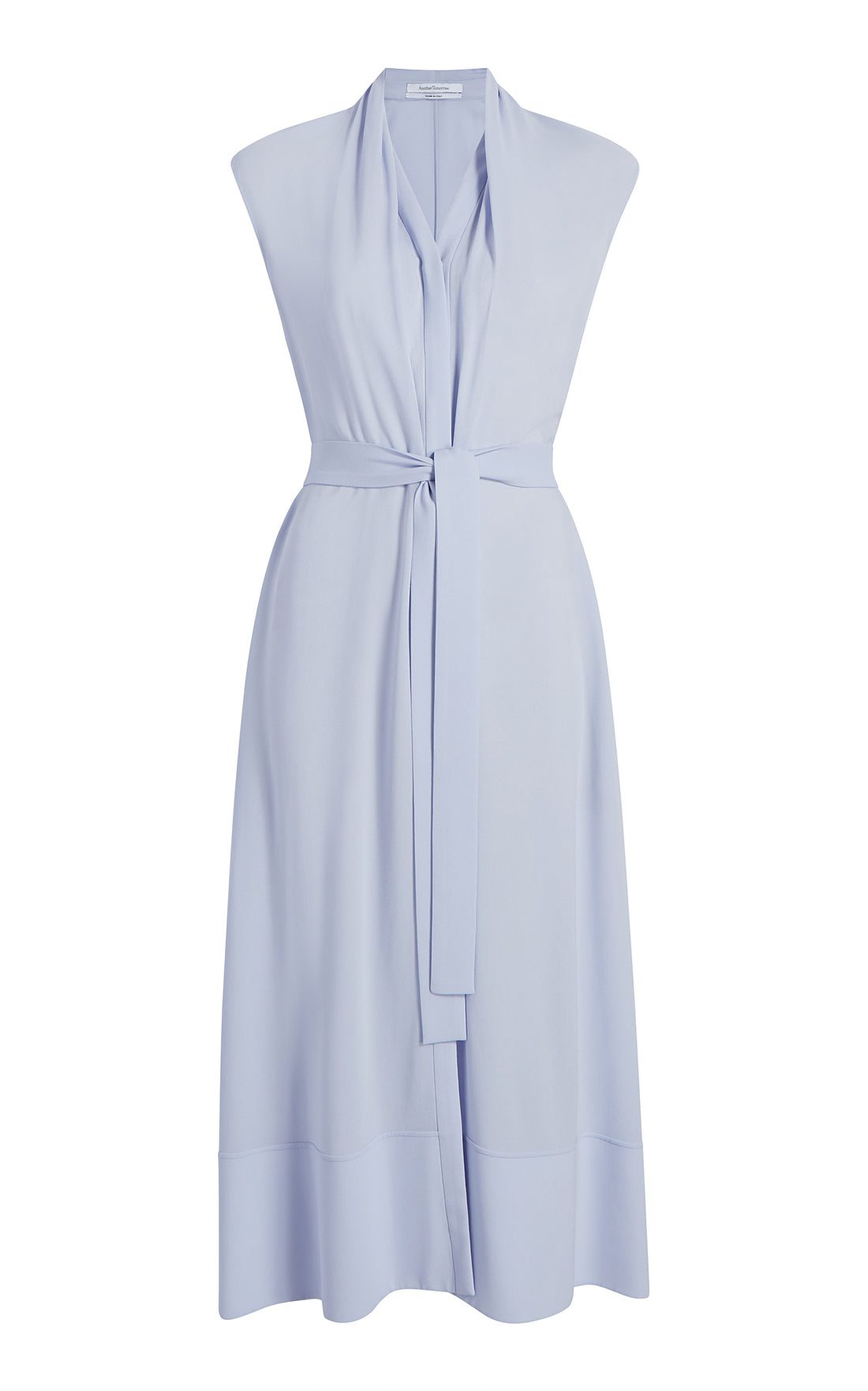 Another Tomorrow Gathered Neckline Dress in Lilac – Viscose Women's Dress