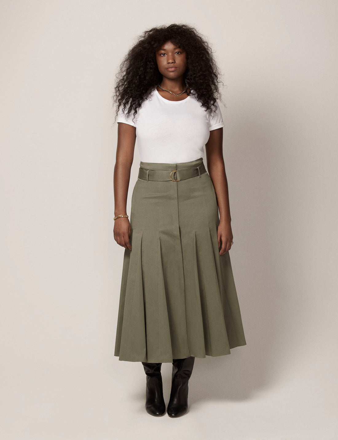 Seamed Flare Skirt - Resale