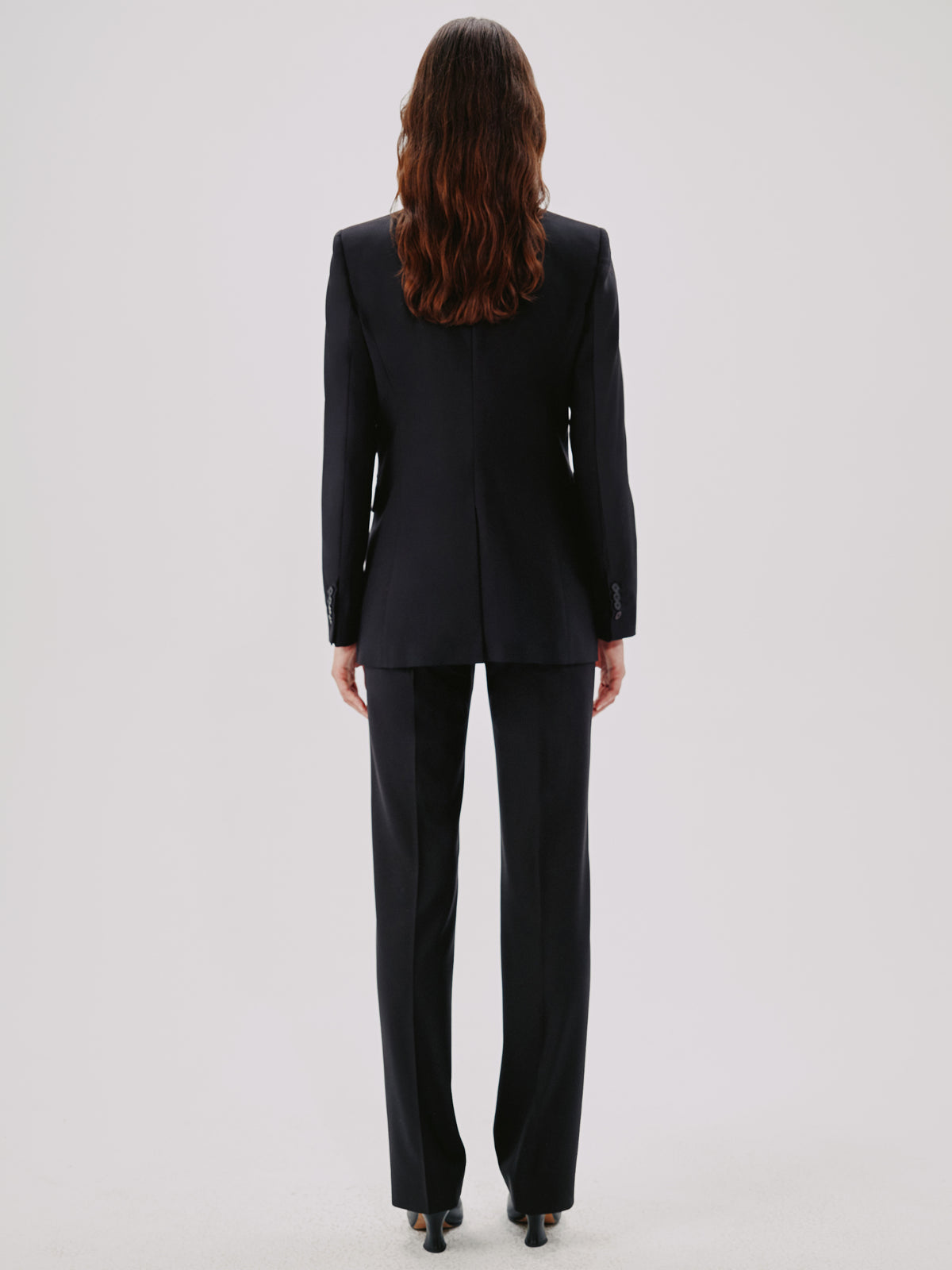 Another Tomorrow Single Button Jacket in Black – Wool Women's Jacket