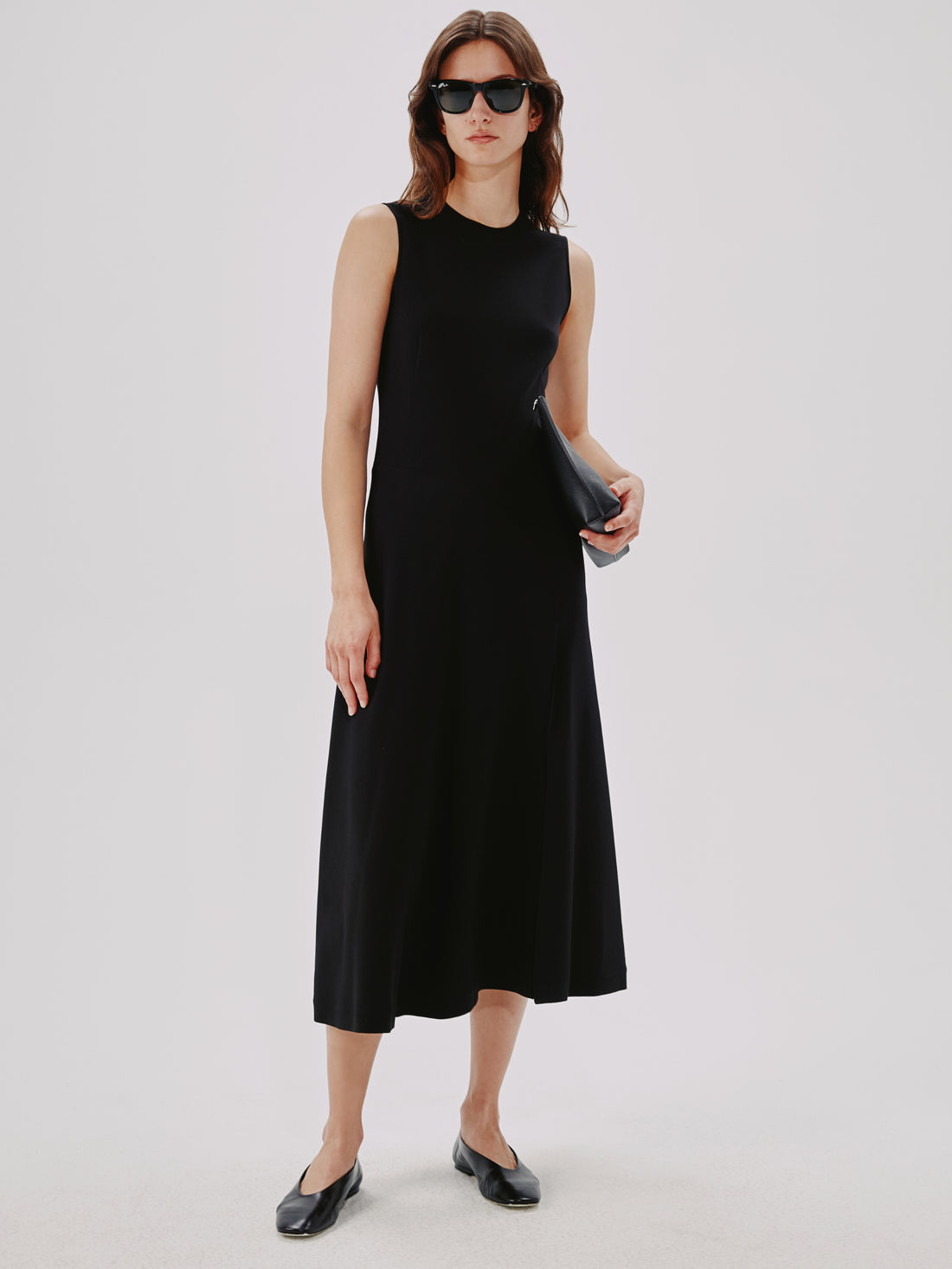 Sleeveless Dress - Sustainable Fashion | Another Tomorrow Sleeveless Dress - Sustainable Fashion | Another Tomorrow