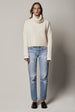 Funnel Neck Sweater - Resale | Natural in natural