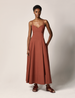 Another Tomorrow Sun Dress in Terracotta – Cotton Women's Dress